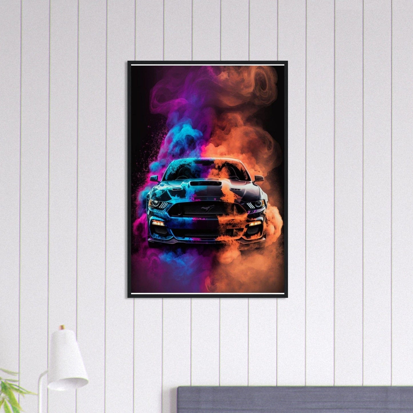 Canvanation Print Material 60x90 cm / 24x36″ Tableau Voiture Mustang Shelby Gt