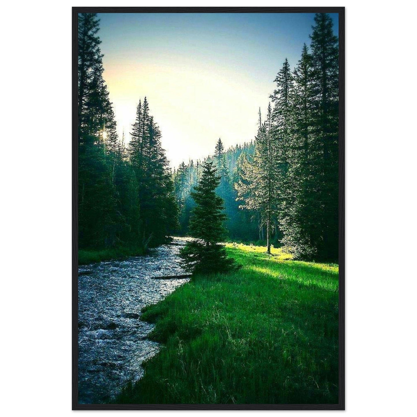 Canvanation Print Material 60x90 cm / 24x36″ Tableau Forêt Automne