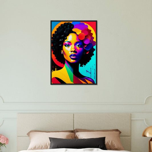 Canvanation Print Material 50x70 cm / 20x28″ Tableau Personnage Africain