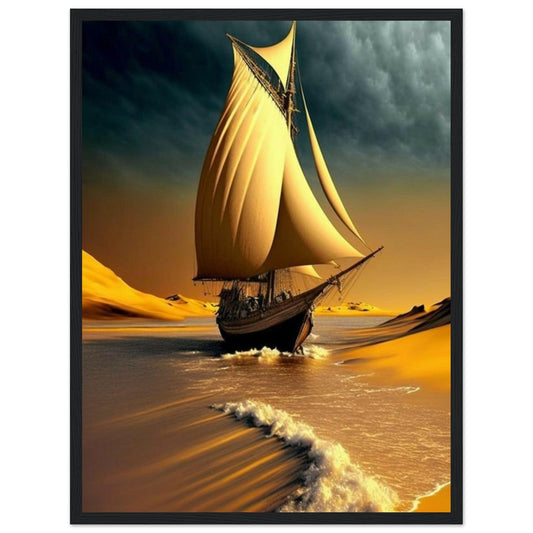 Gelato Print Material 45x60 cm / 18x24″ Tableau Peinture Voilier