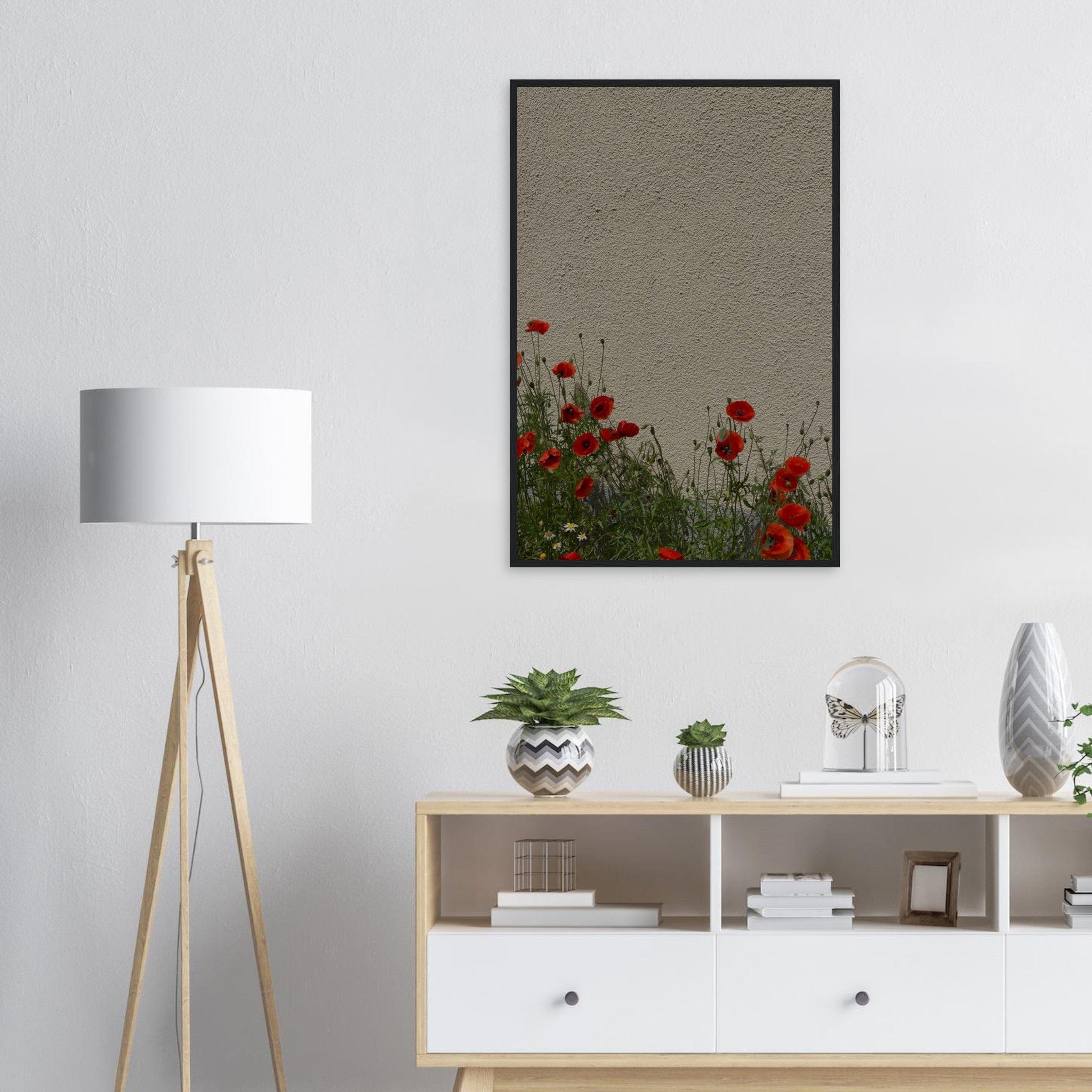 Canvanation Print Material Coquelicot Peinture Acrylique Moderne