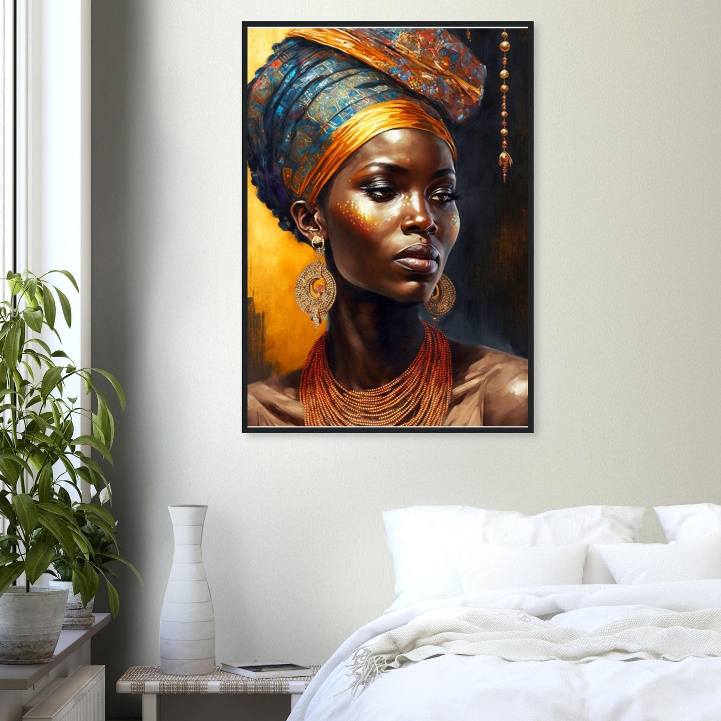 Canvanation Print Material 70x100 cm / 28x40″ Tableau Peinture Portrait Femme