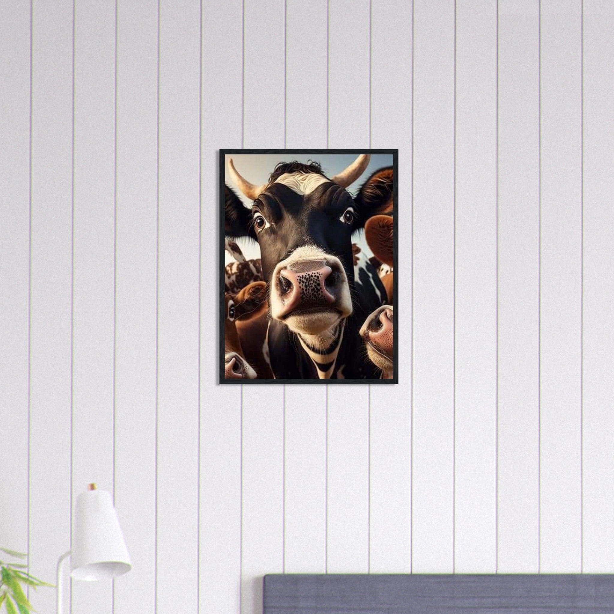 Canvanation Print Material Tableau Highland Cow