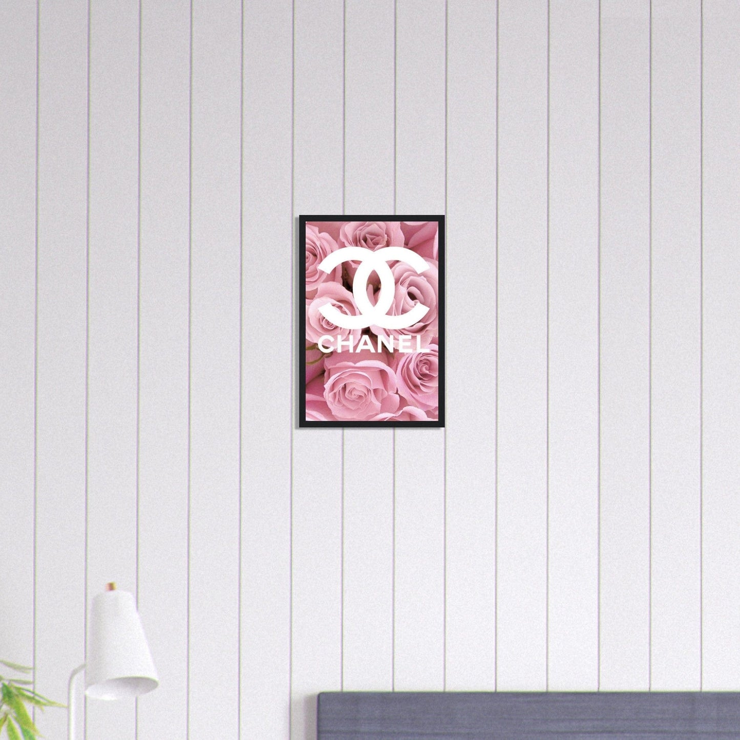 Canvanation Print Material 30x45 cm / 12x18″ Tableau Chanel Fleurs Rose