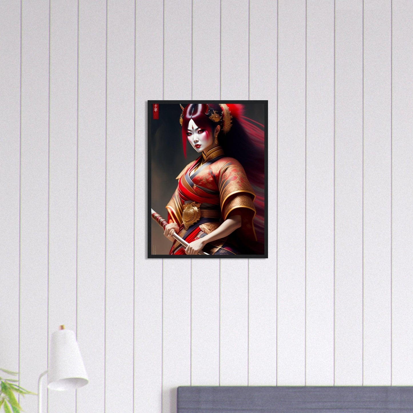 Canvanation Print Material Tableau Japon Geisha Horreur Kimono