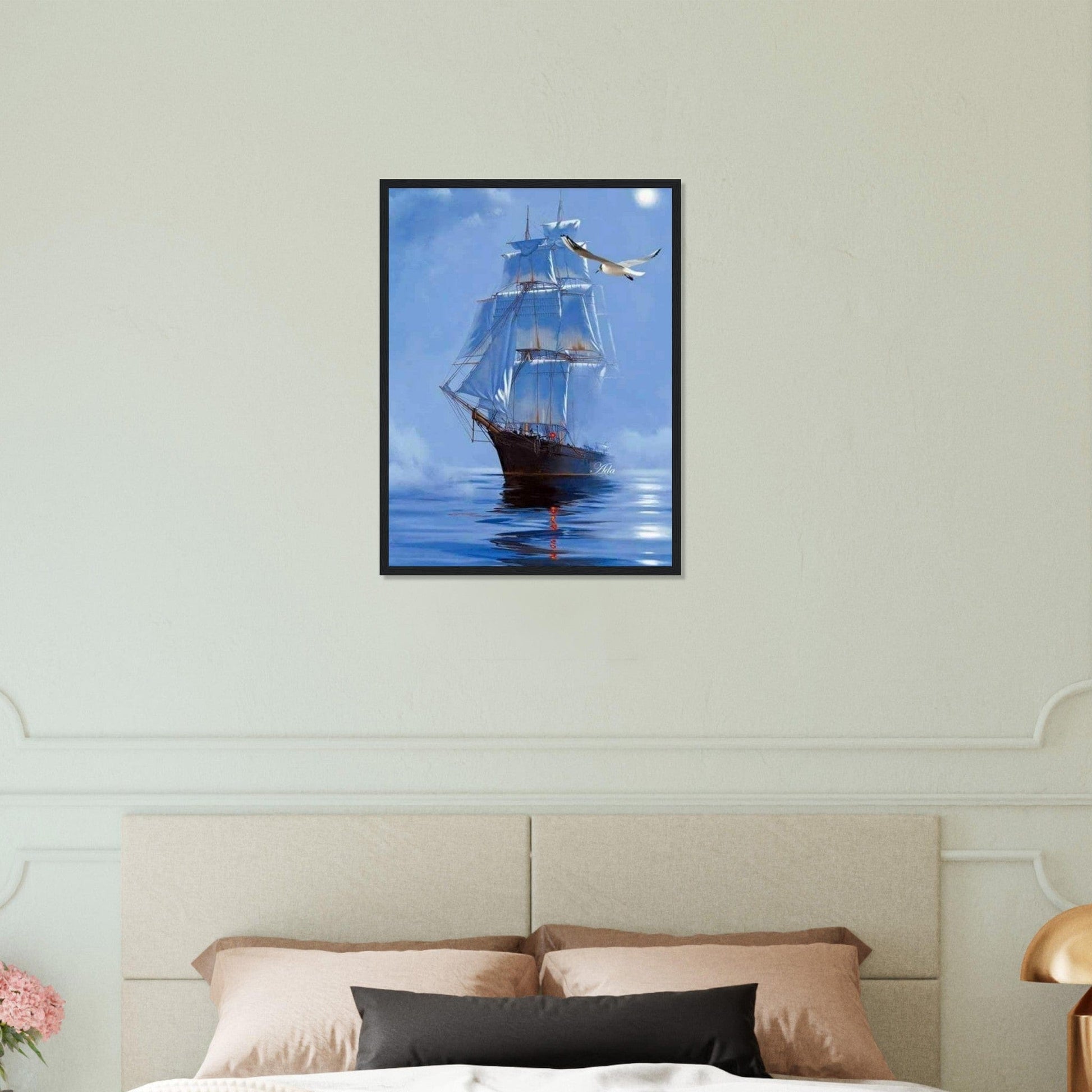Gelato Print Material Tableau De Bateau En Mer