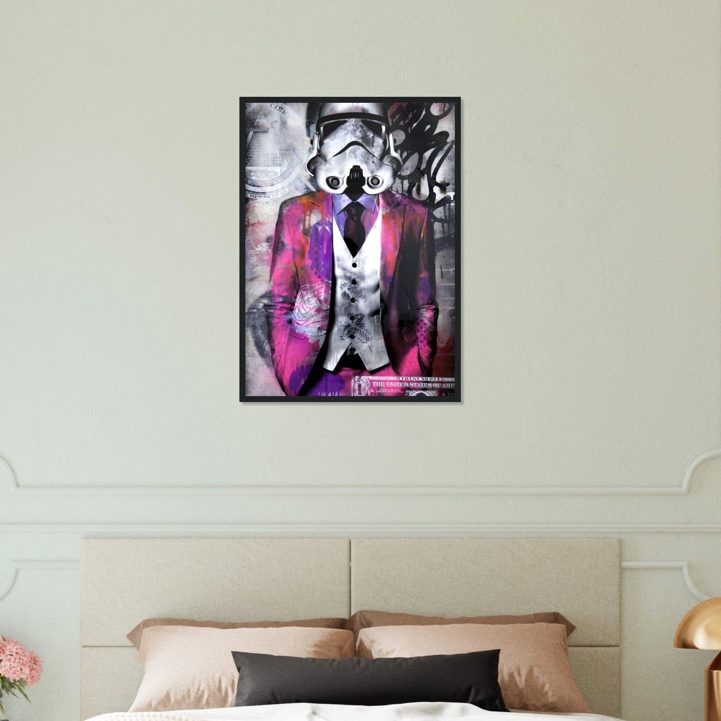 Canvanation Print Material 50x70 cm / 20x28″ Tableau Street Art Star Wars
