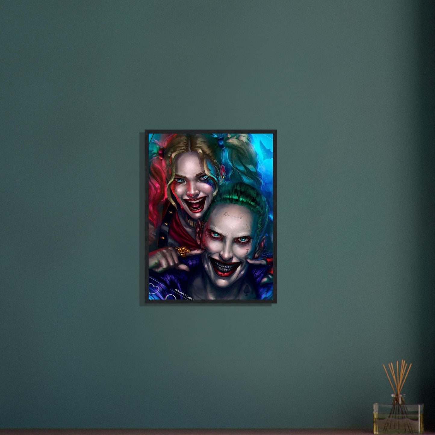 Canvanation Print Material Tableau Harley Quinn Et Joker