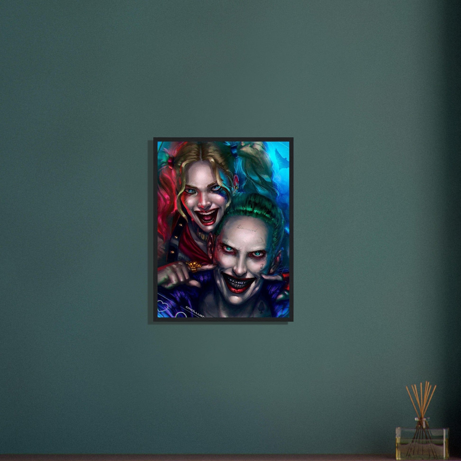 Canvanation Print Material Tableau Harley Quinn Et Joker