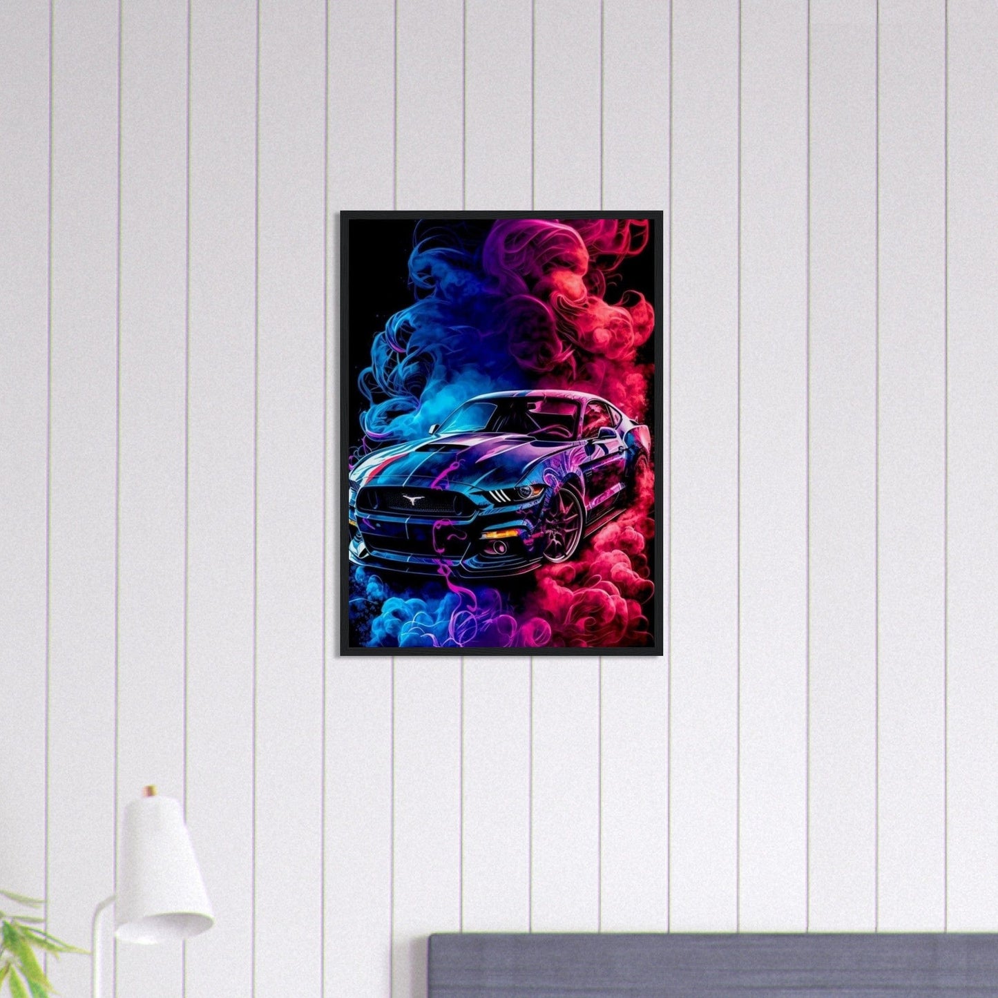 Canvanation Print Material 50x70 cm / 20x28″ Tableau Voiture Mustang Shelby