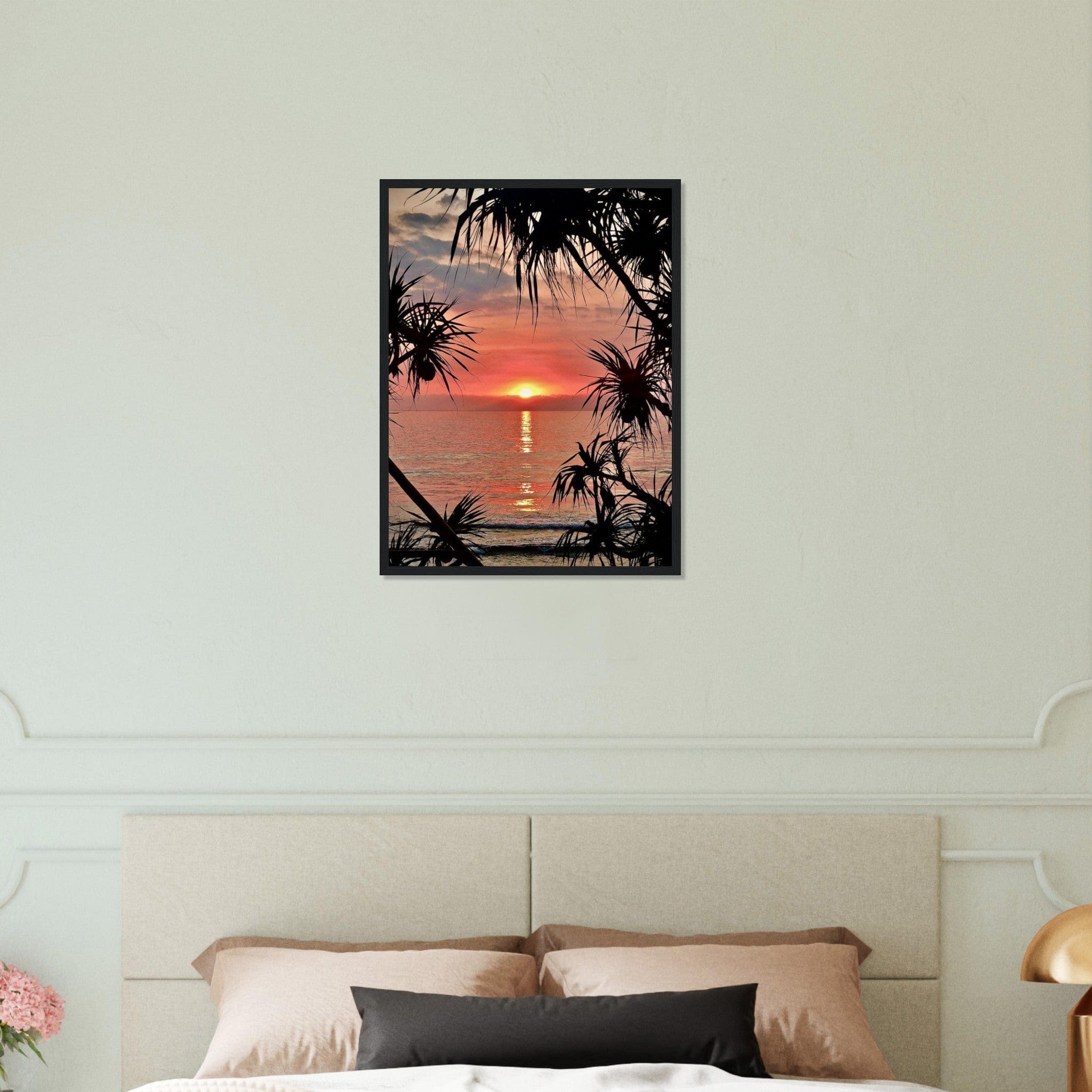 Gelato Print Material Tableau Peinture Coucher De Soleil