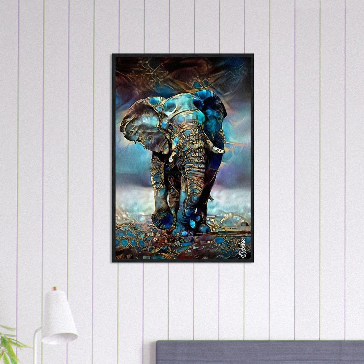 Canvanation Print Material 60x90 cm / 24x36″ Tableau Elephant Trésor de la Nature