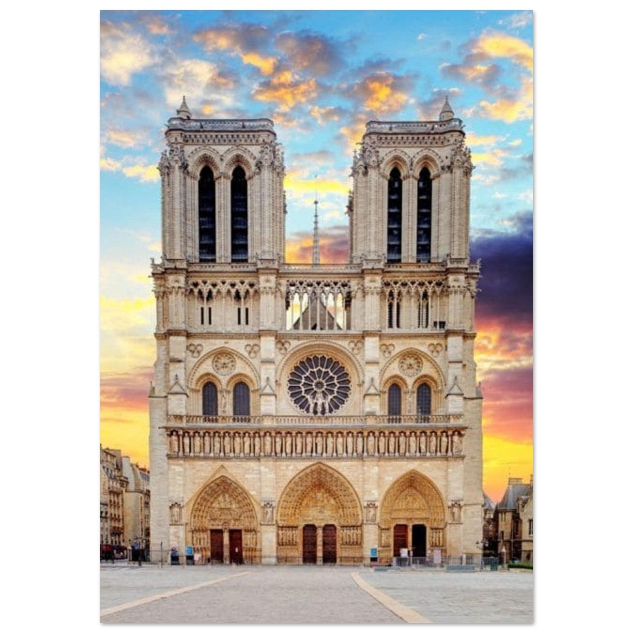 Canvanation Print Material A1 (59.4 x 84.1 cm) Affiche Notre Dame de Paris
