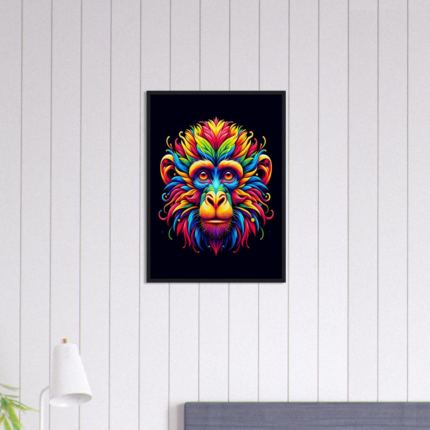 Canvanation Print Material 50x70 cm / 20x28″ Tableau Singe Pop Art Éclatante