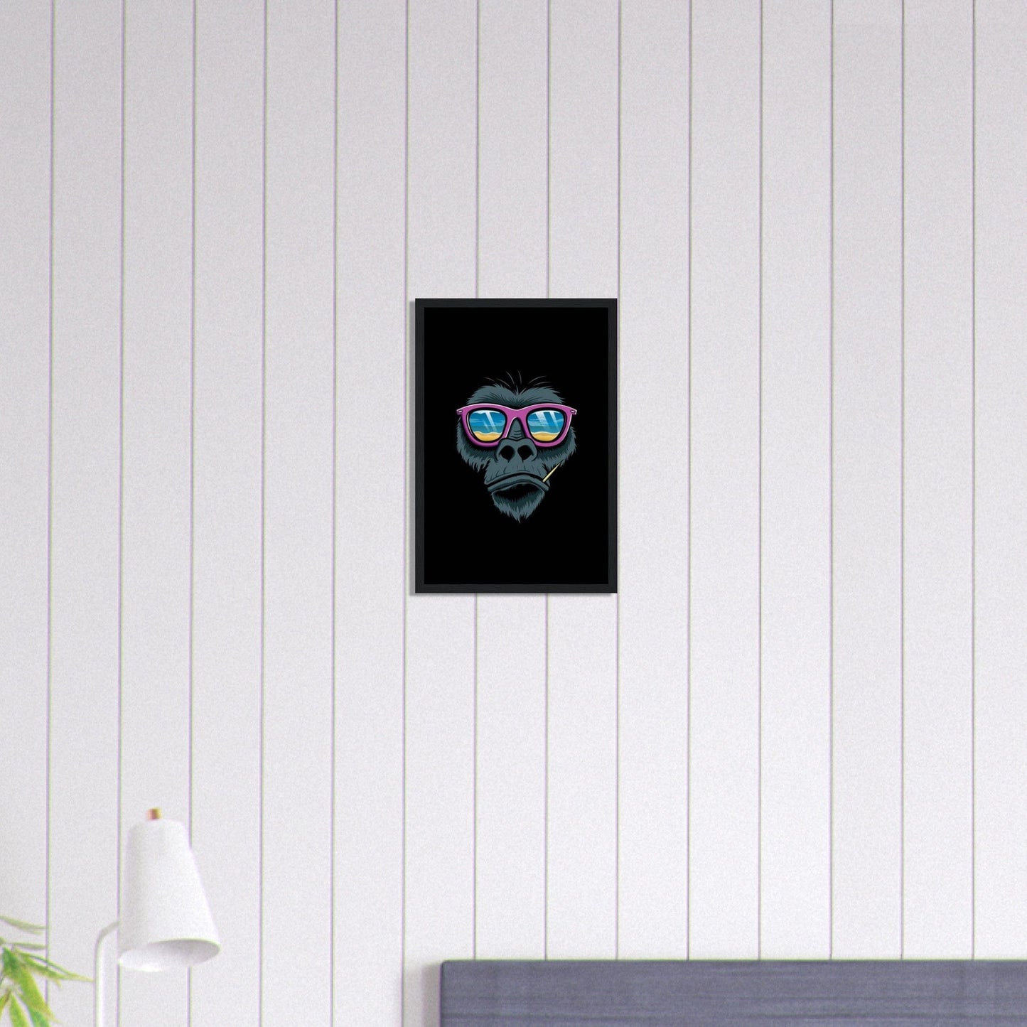 Canvanation Print Material 30x45 cm / 12x18″ Tableau Gorille Plage