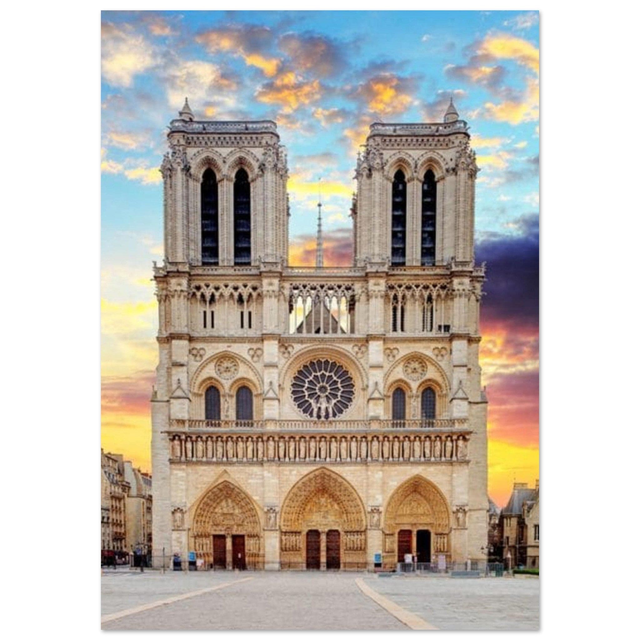 Canvanation Print Material A0 (84.1 x 118.9 cm) Affiche Notre Dame de Paris