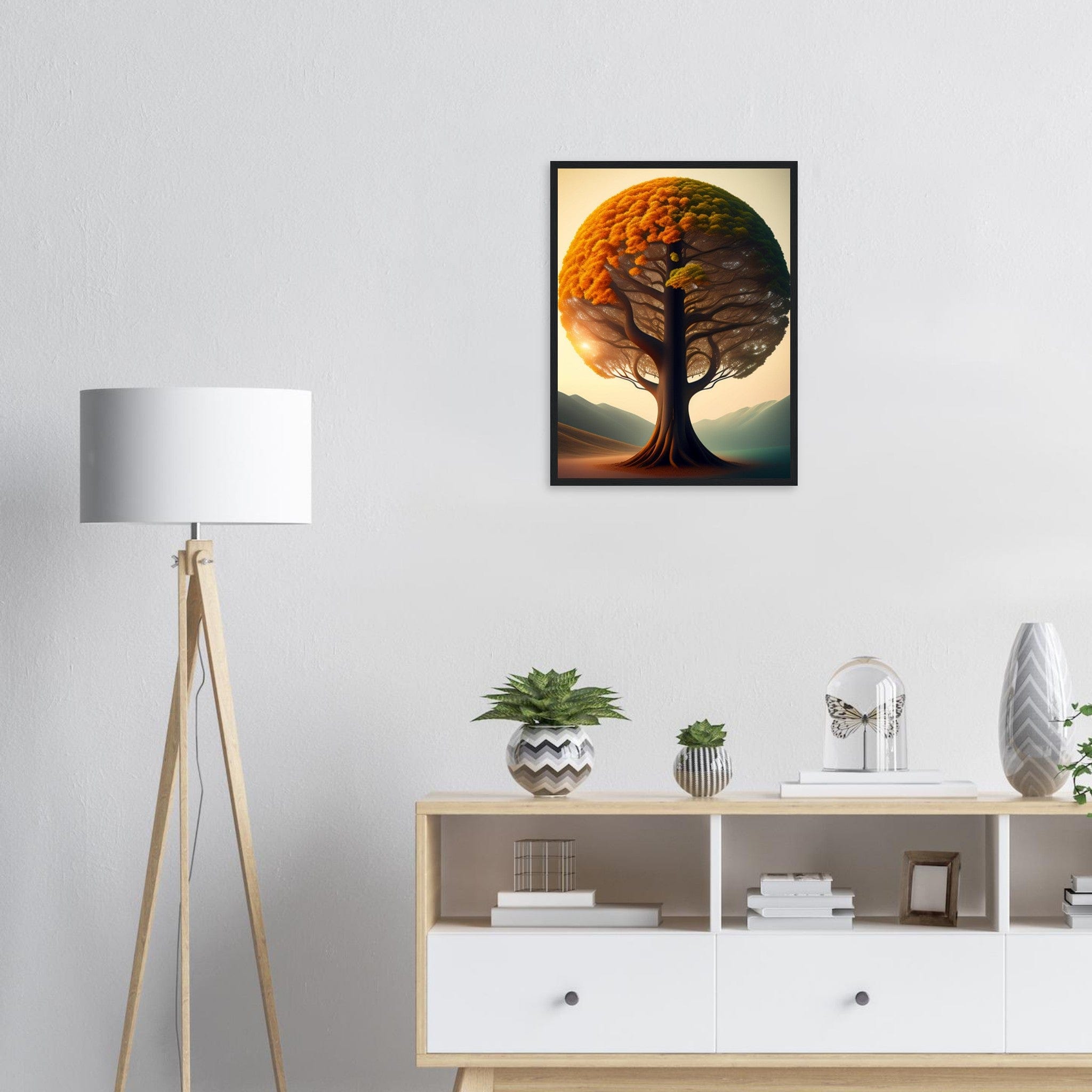 Canvanation Print Material Tableau Arbre De Vie L'Arbre de la Vie au Cœur de la Métropole