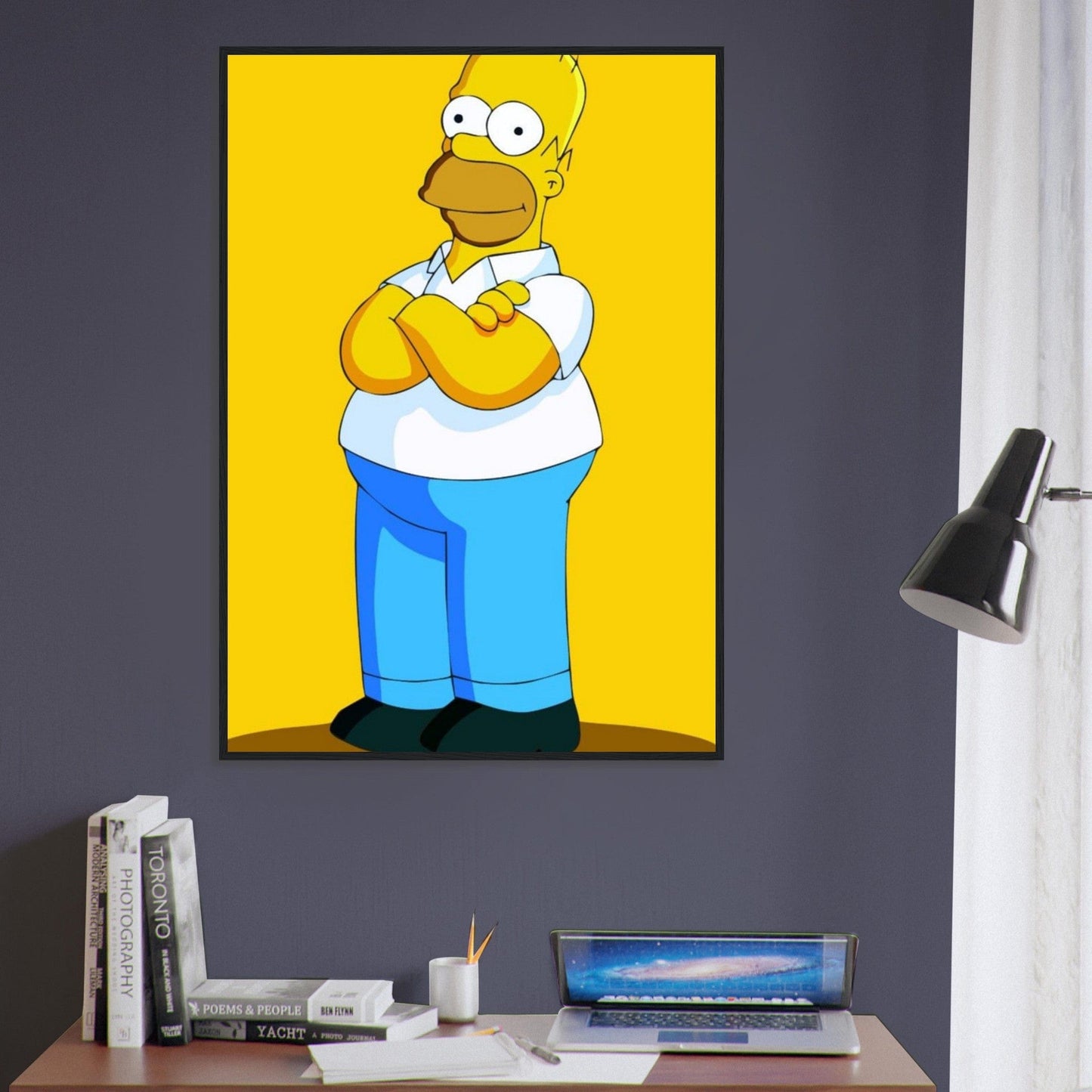 Canvanation Print Material Tableau Simpson Homer