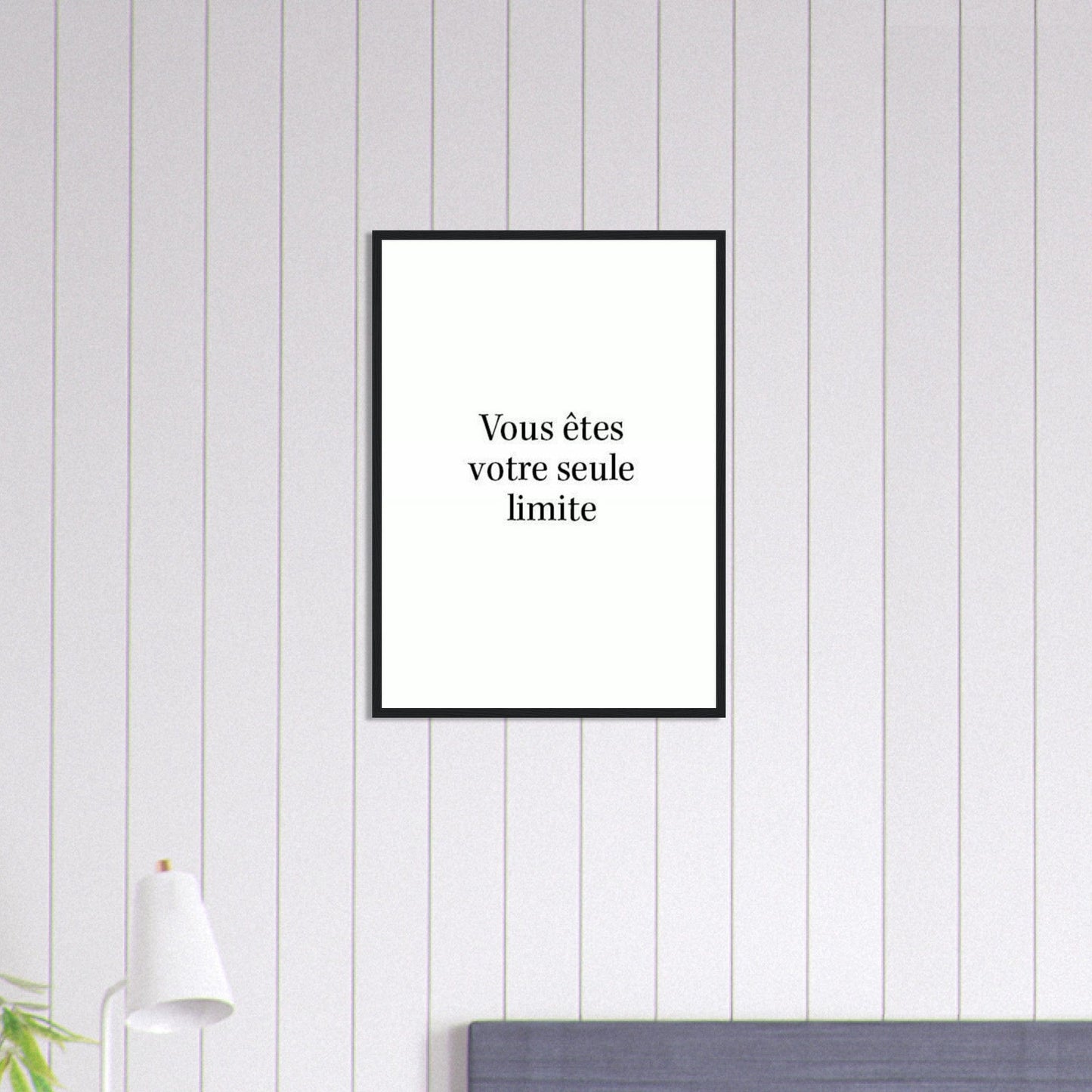 Canvanation Print Material 50x70 cm / 20x28″ Tableau Citation Minimaliste
