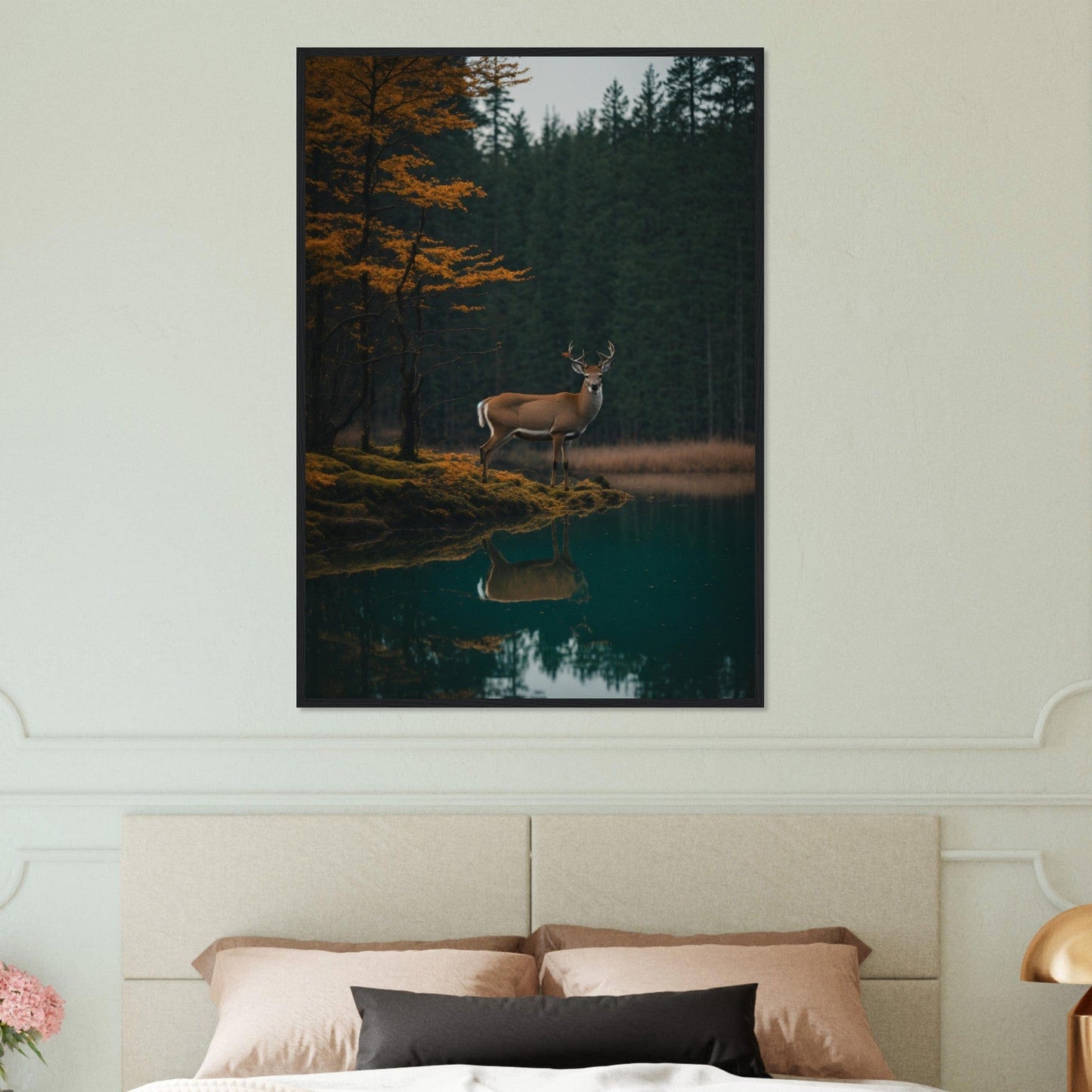 Canvanation Print Material Tableau Cerf Esprit des Bois