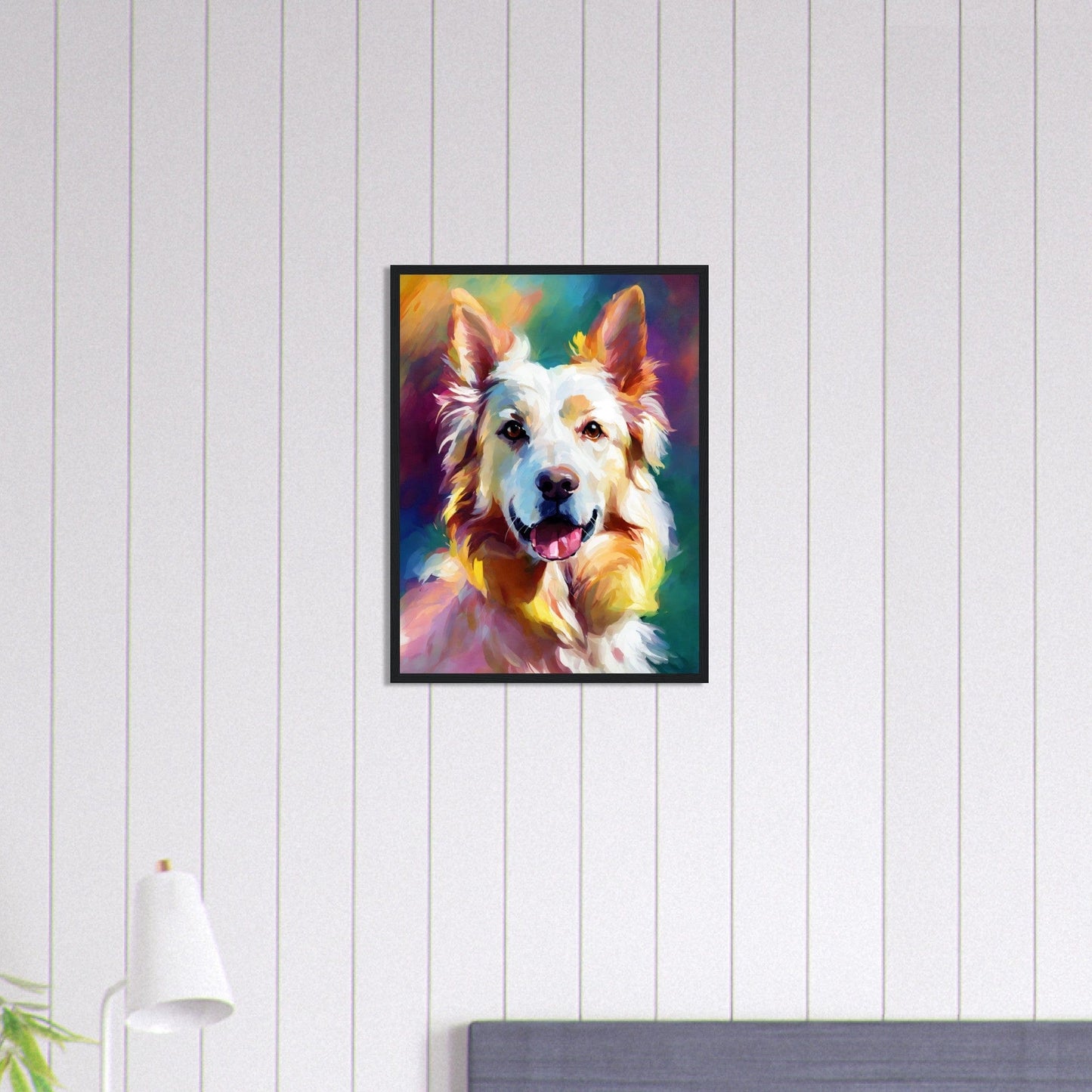 Canvanation Print Material 45x60 cm / 18x24″ Tableau Chien Pattes Et Poils