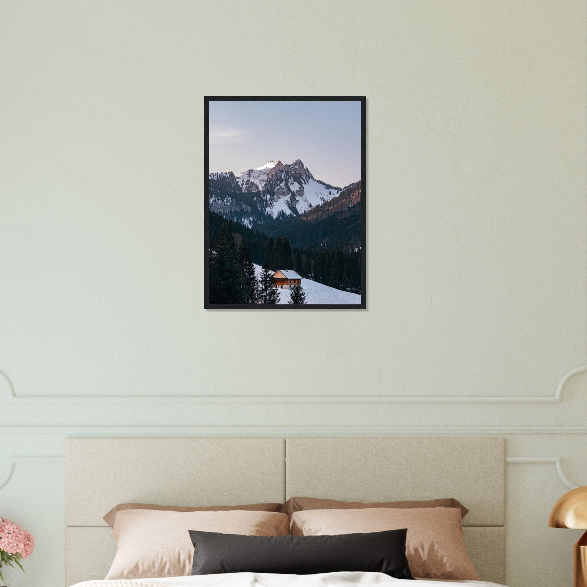 Canvanation Print Material 45x60 cm / 18x24″ Tableau De Montagne Moderne