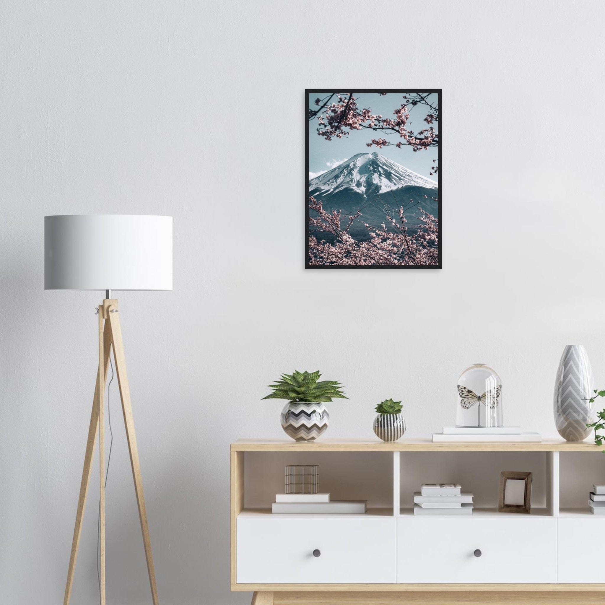 Canvanation Print Material Tableau Mont Fudji Fleur Cerisier