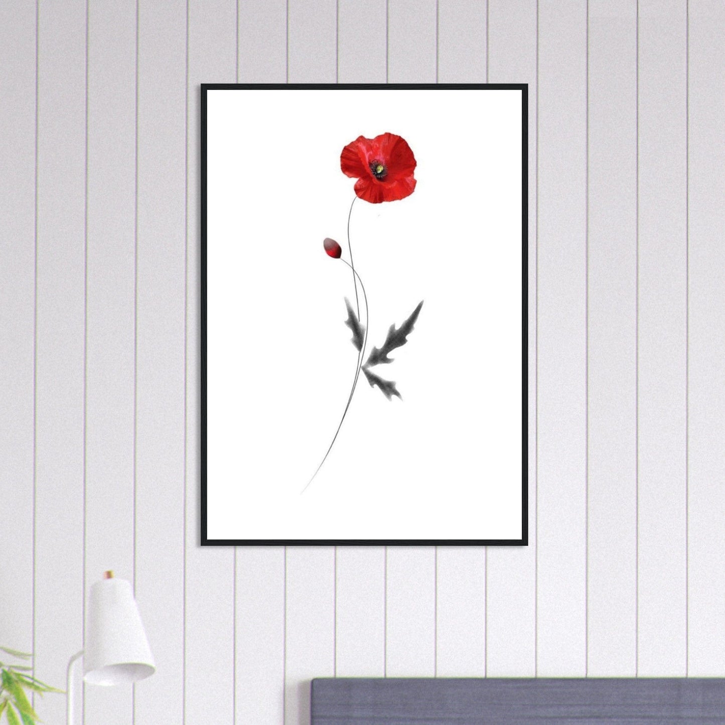 Canvanation Print Material 70x100 cm / 28x40″ Peinture Coquelicot Abstrait