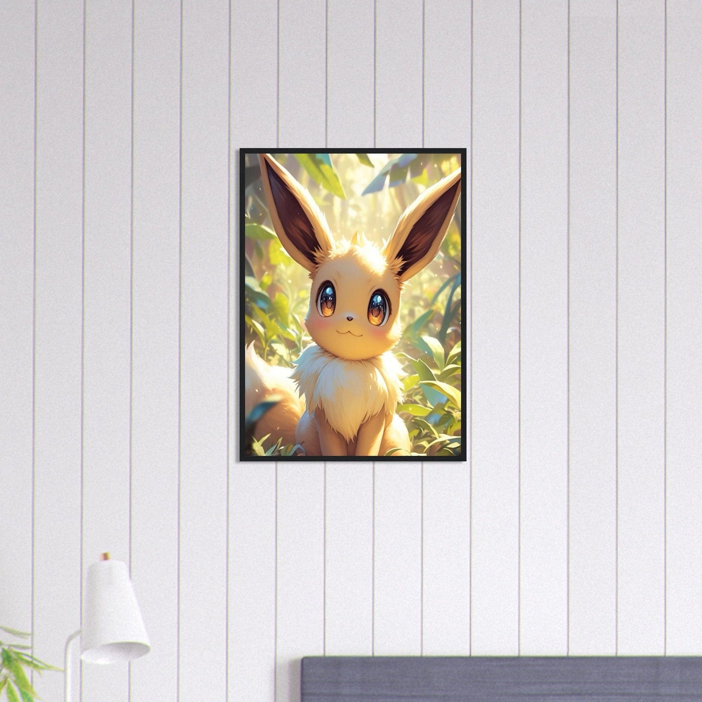 Canvanation Print Material 50x70 cm / 20x28″ Tableau Pokémon Evoli - Chambre Bébé