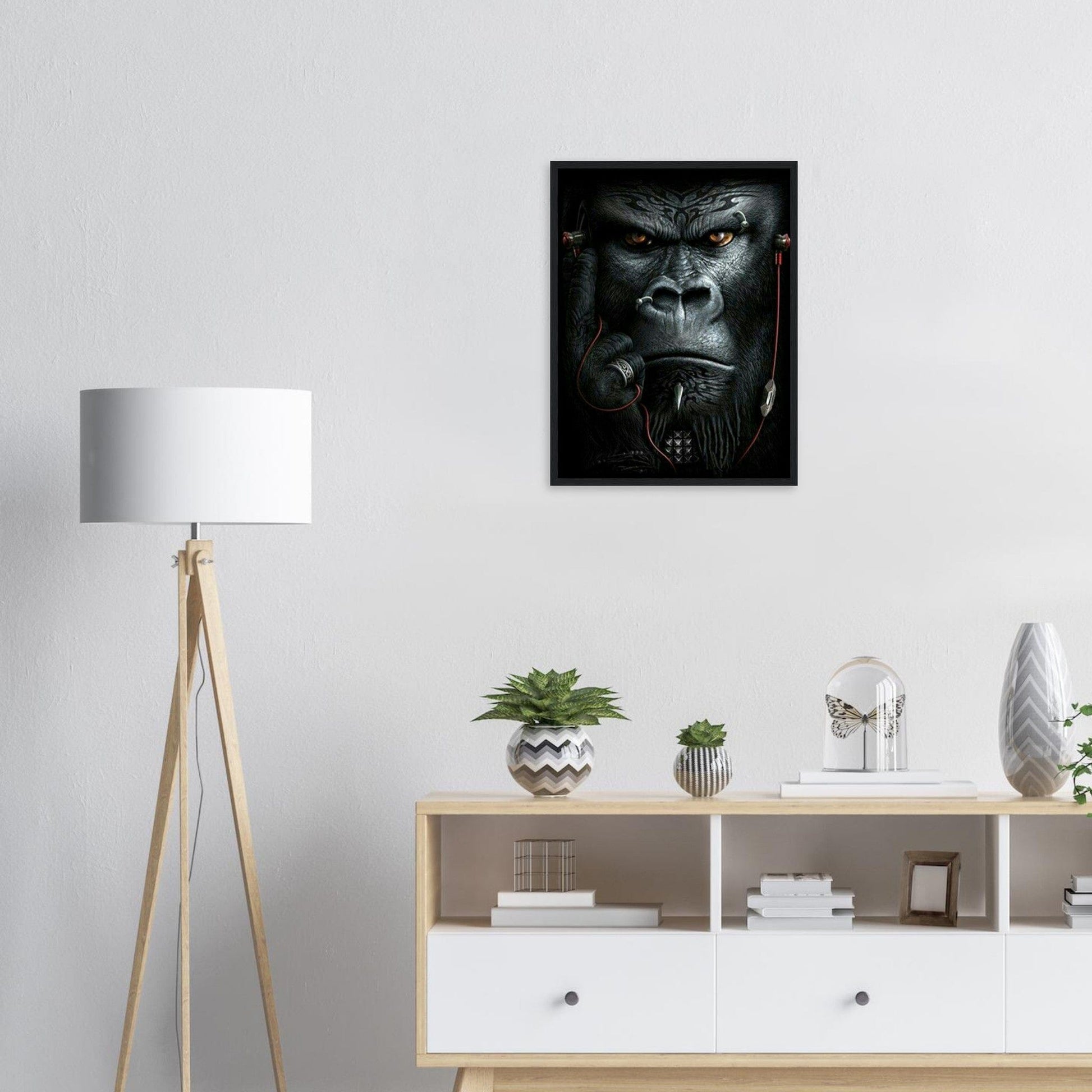Canvanation Print Material Tableau Gorille Pop Art