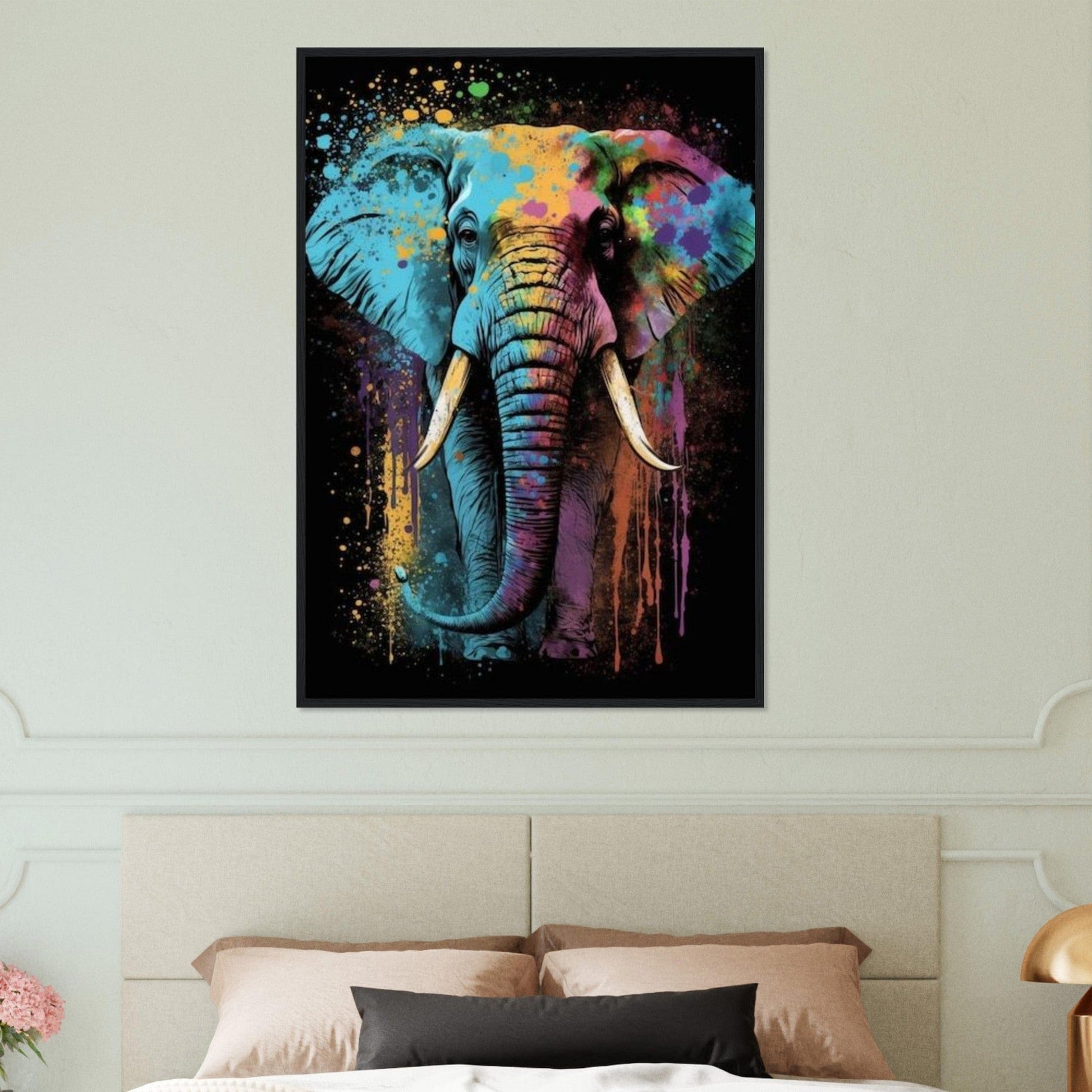Canvanation Print Material Tableau Elephant Douceur Monumentale