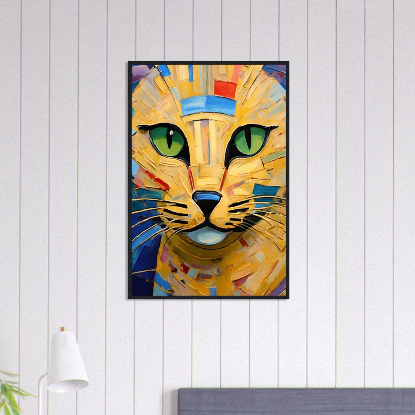 Canvanation Print Material 60x90 cm / 24x36″ Tableau Chat Rêverie Nocturne