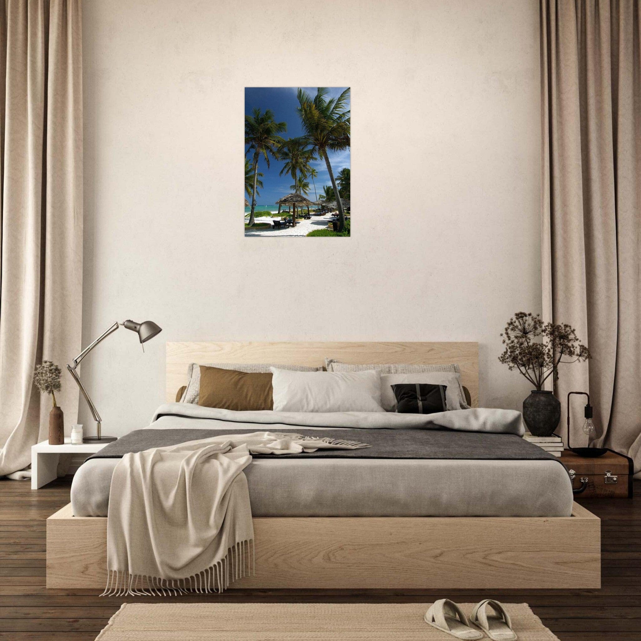 Gelato Print Material Affiche Africain Plage Zanzibar