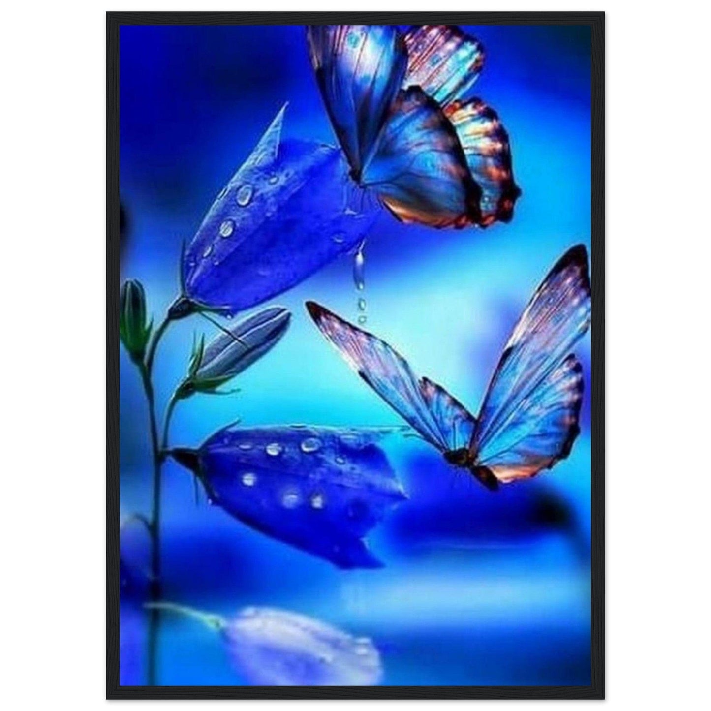 Gelato Print Material 50x70 cm / 20x28″ Tableau Avec Des Papillons