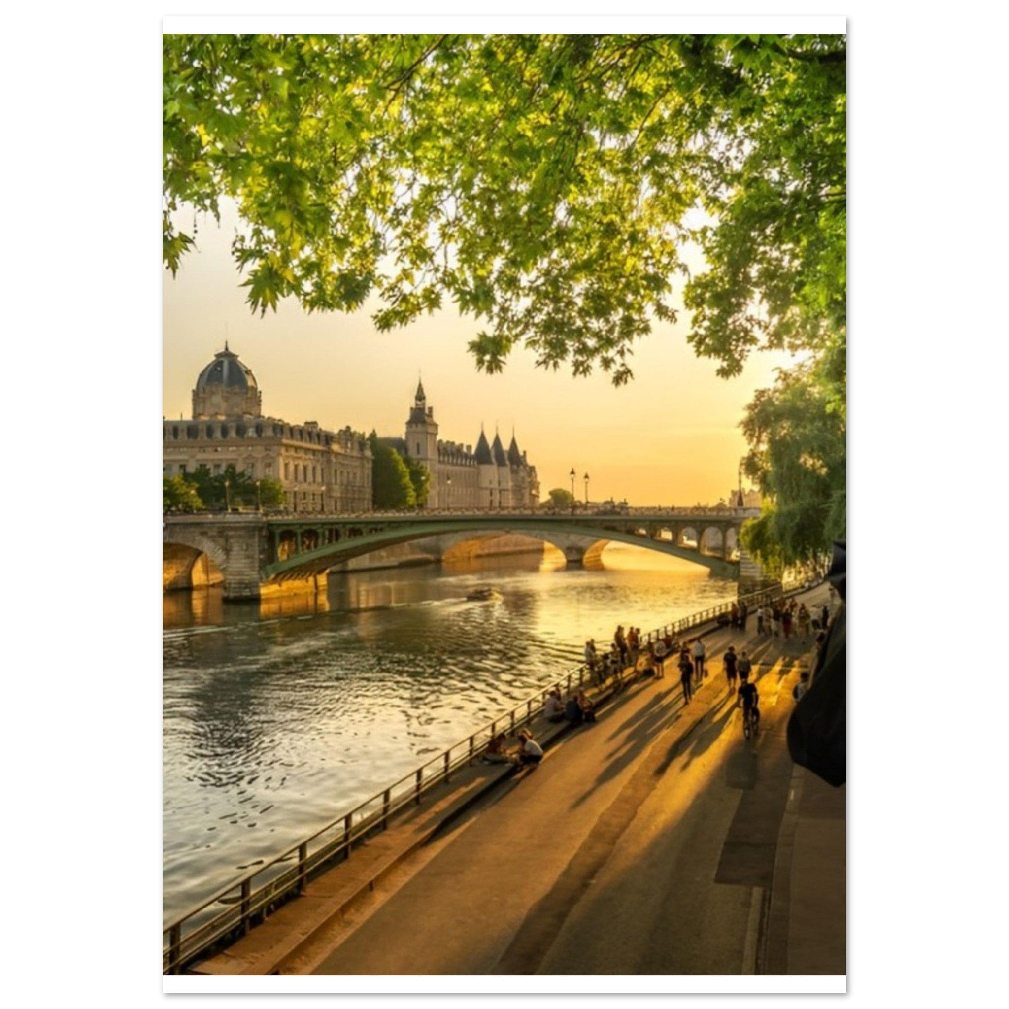 Canvanation Print Material 70x100 cm / 28x40″ Affiche Seine Paris