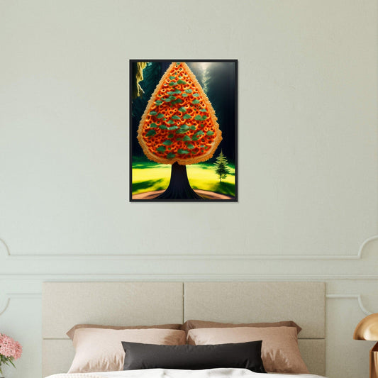 Canvanation Print Material 45x60 cm / 18x24″ Tableau Arbre De Vie Rouge