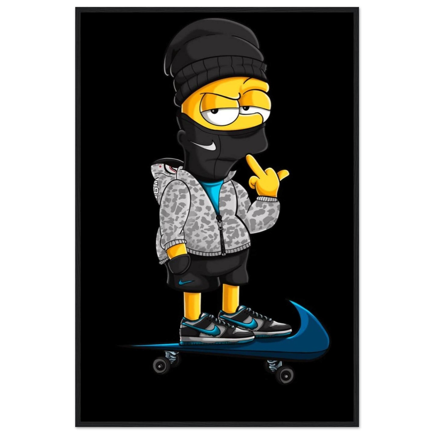 Canvanation Print Material 60x90 cm / 24x36″ / Tableau Poster Et Tableau Bart Simpson