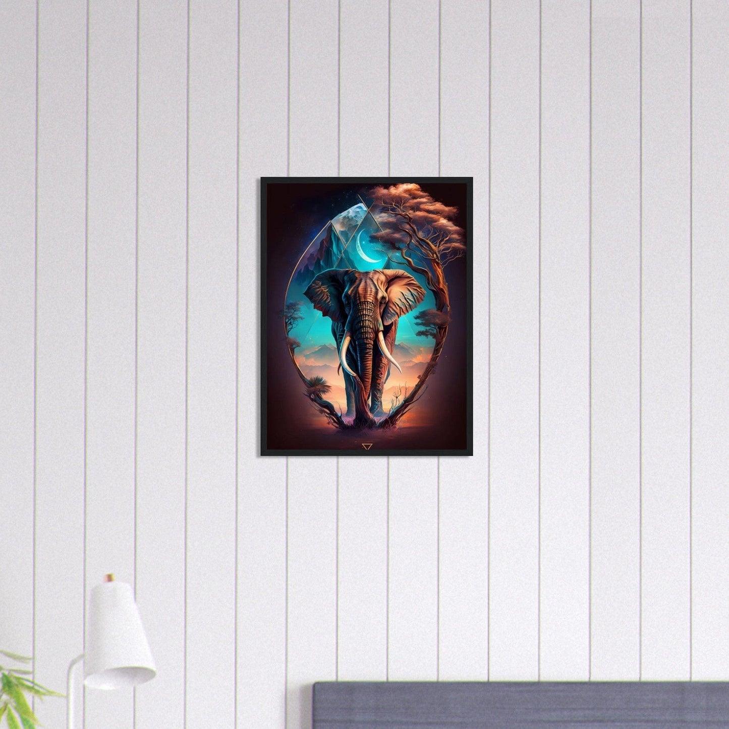 Canvanation Print Material 45x60 cm / 18x24″ Tableau Elephant Seigneur de la Savane