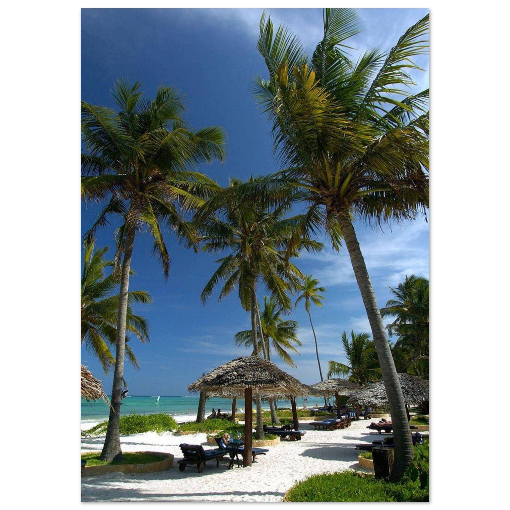 Gelato Print Material A1 (59.4 x 84.1 cm) Tableau Africain Plage