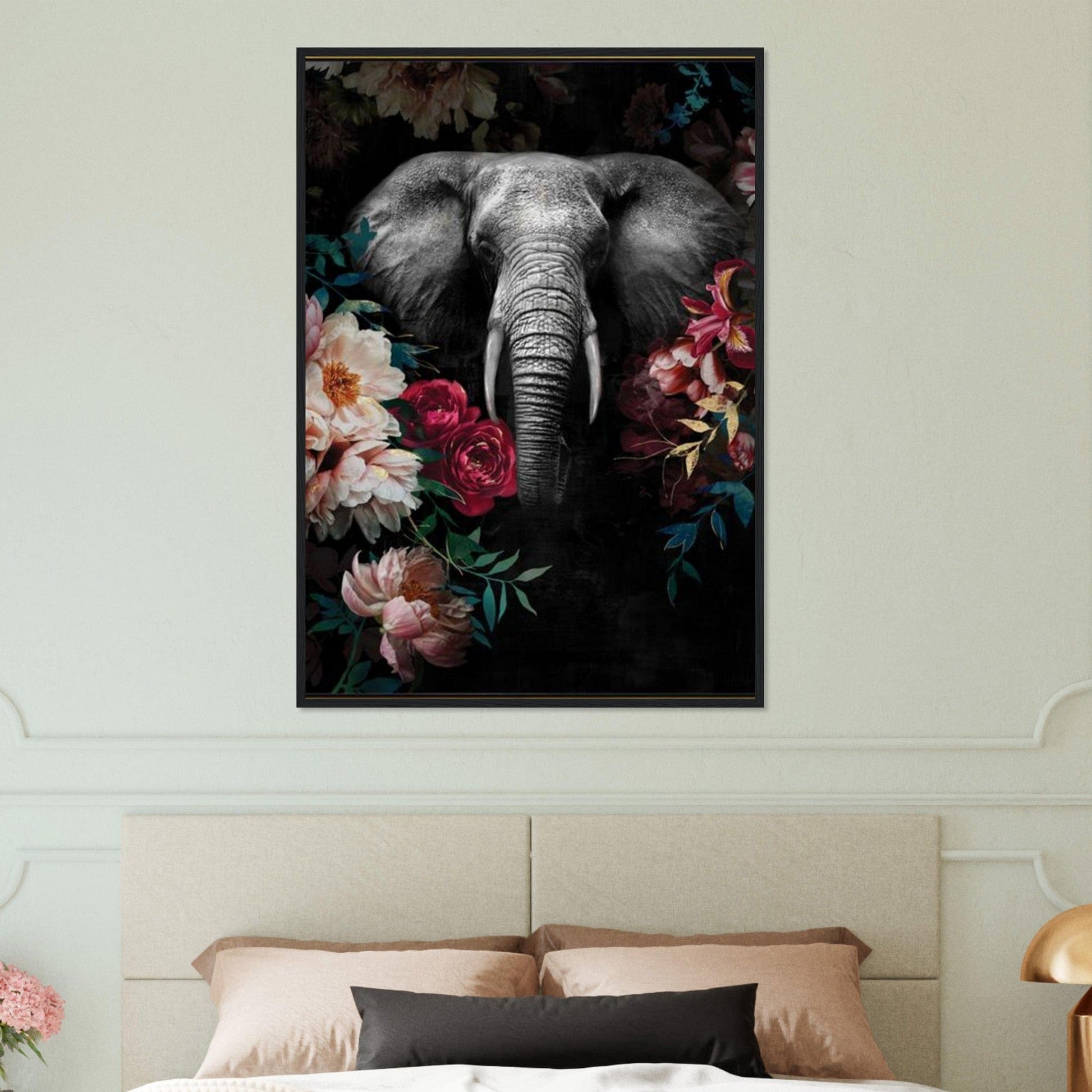 Canvanation Print Material Tableau Elephant Légendes Vivantes