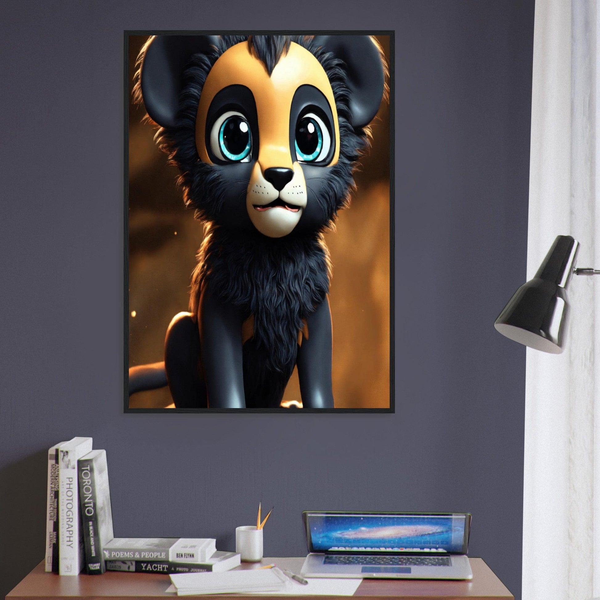 Canvanation Print Material Tableau Lionceau Rêves De Roi