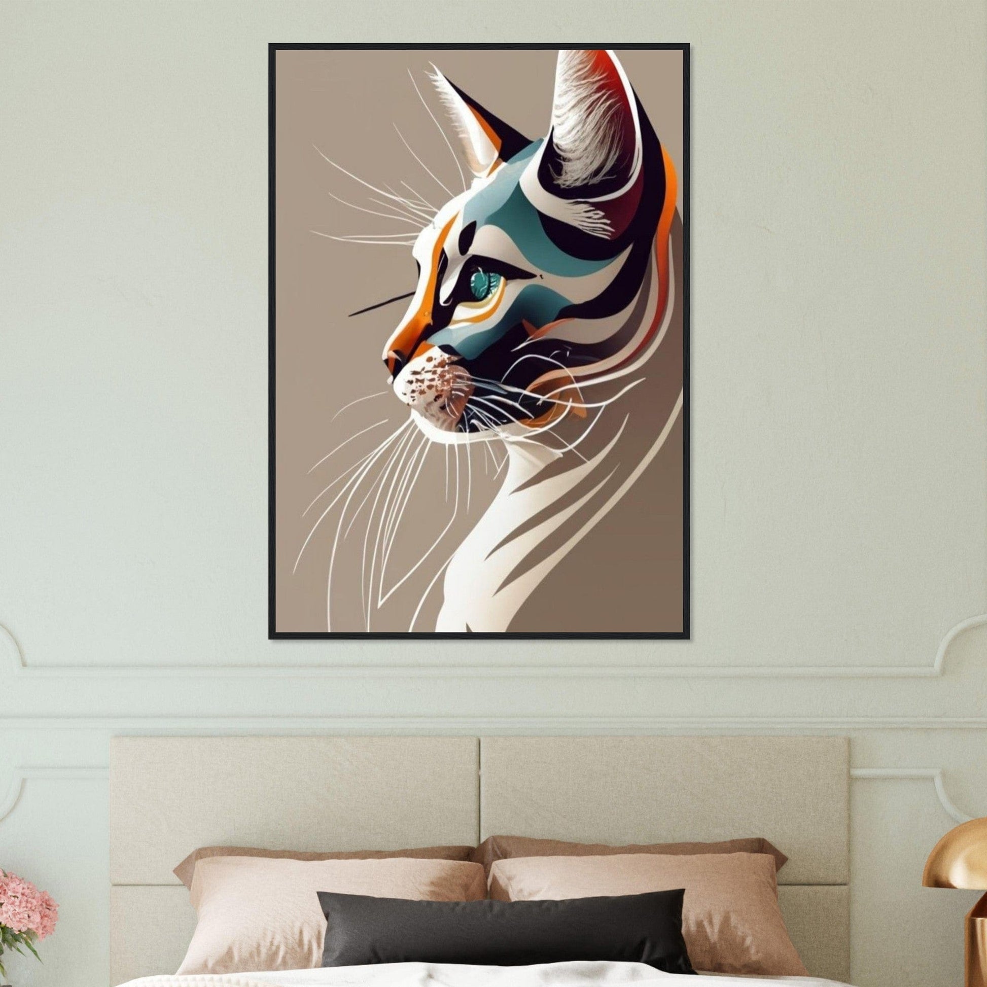 Canvanation Print Material Tableau Pop Art Chat Félin