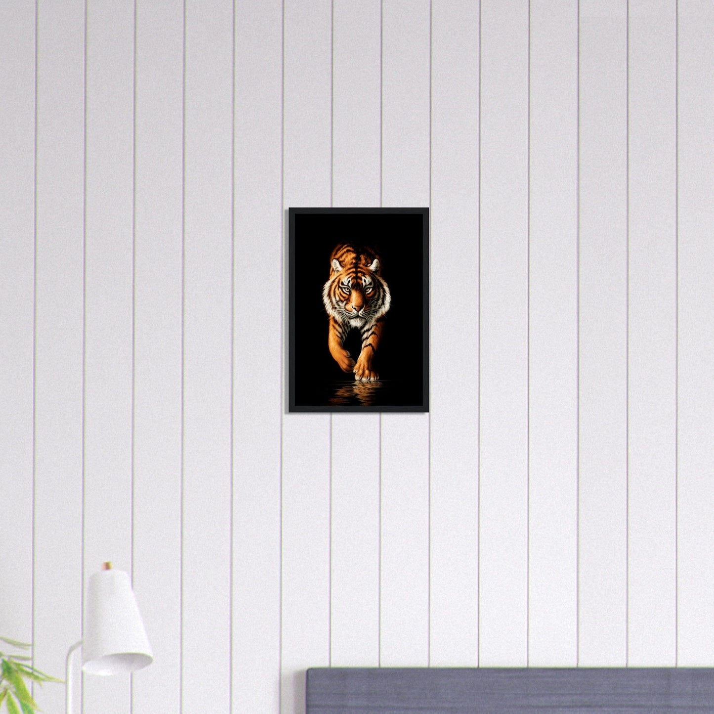 Canvanation Print Material 30x45 cm / 12x18″ Tableau Tigre Obscure