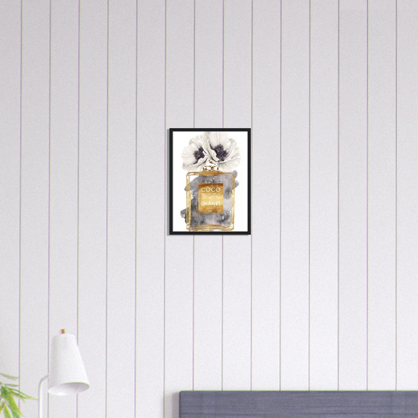 Canvanation Print Material 30x40 cm / 12x16″ Tableau Chanel Numéro 5 Or