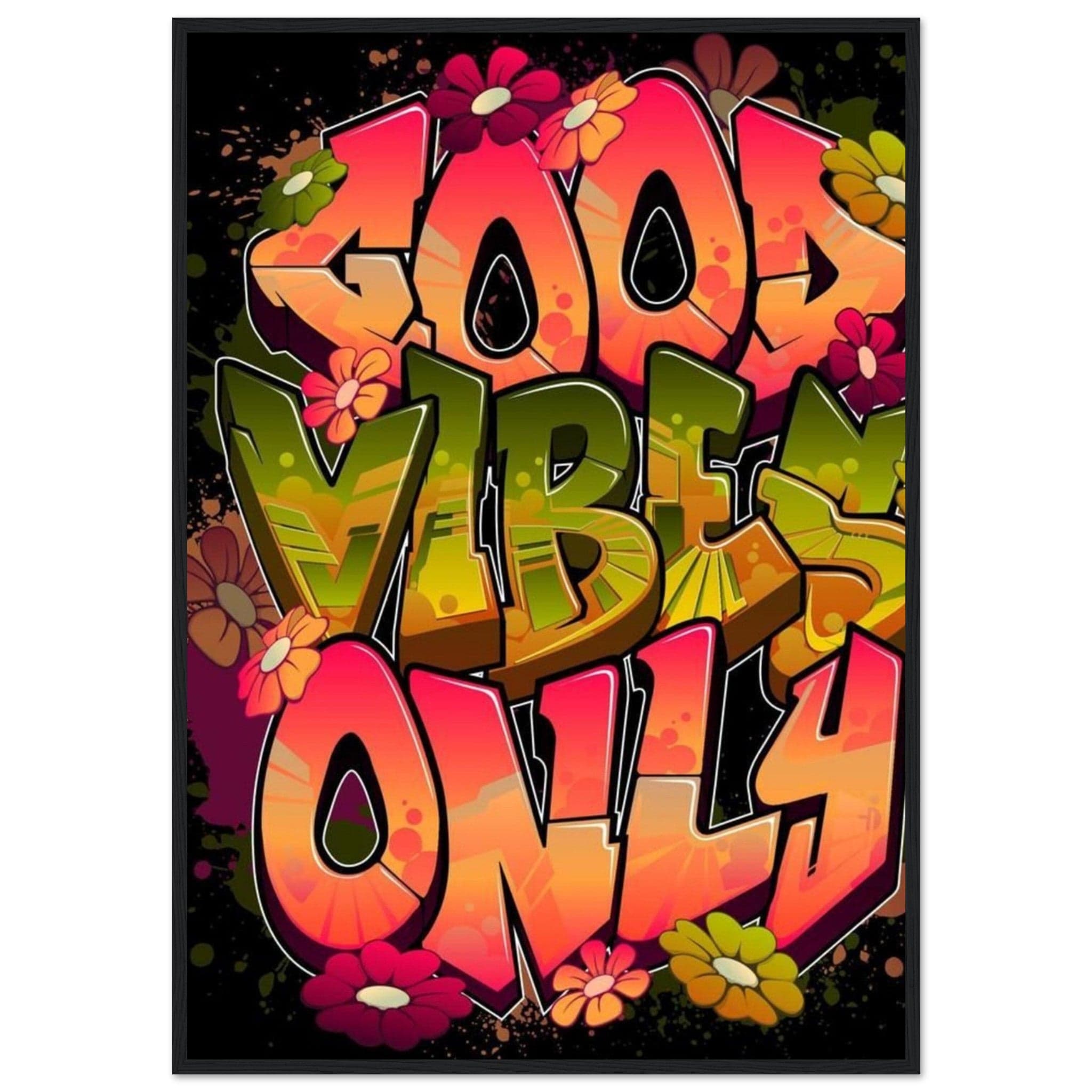 Gelato Print Material 70x100 cm / 28x40″ Tableau Tag Graffiti