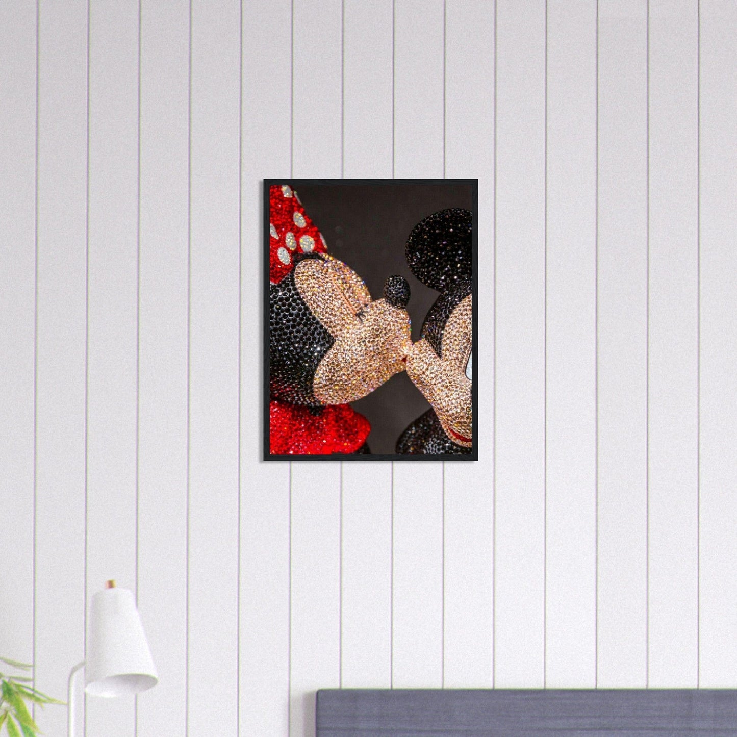 Gelato Print Material Tableau Mickey Street Art