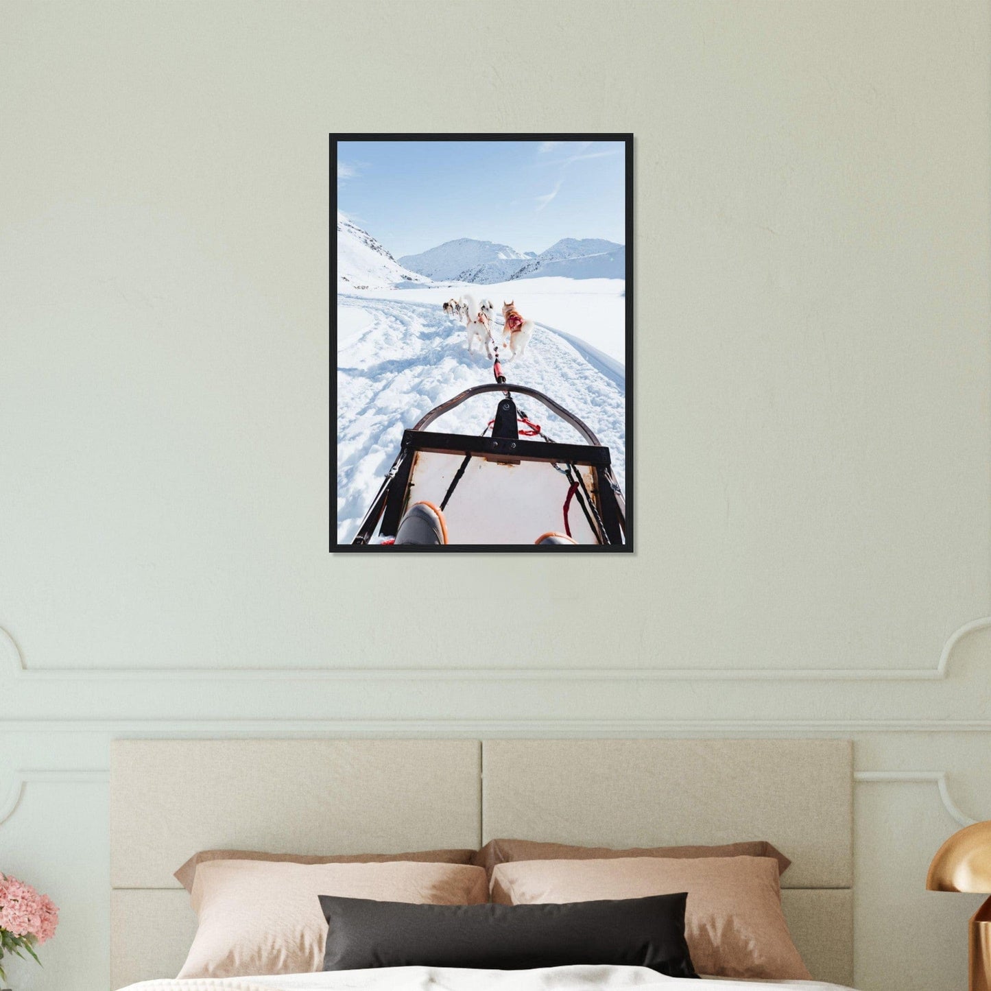 Canvanation Print Material 50x70 cm / 20x28″ Tableau Contemporain Montagne