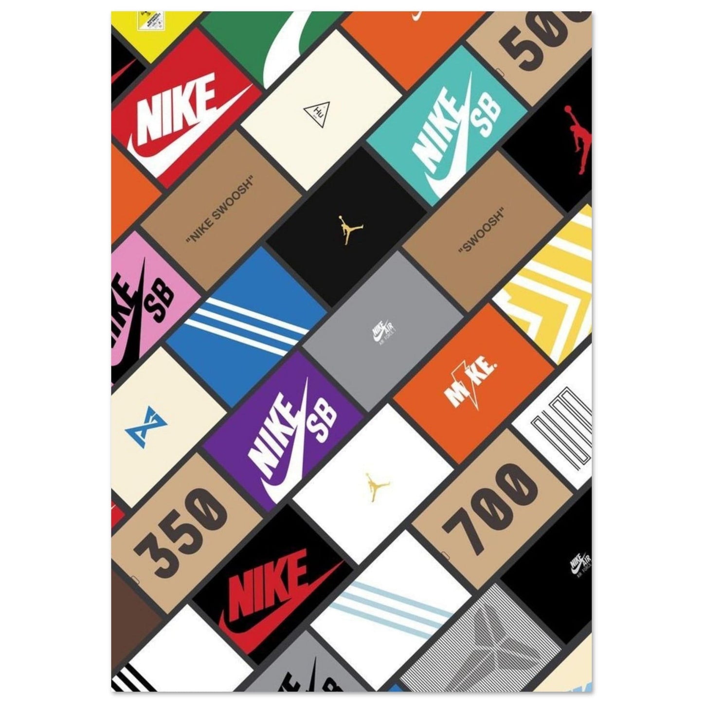 Gelato Print Material A1 (59.4 x 84.1  cm) Poster Sneaker Boite