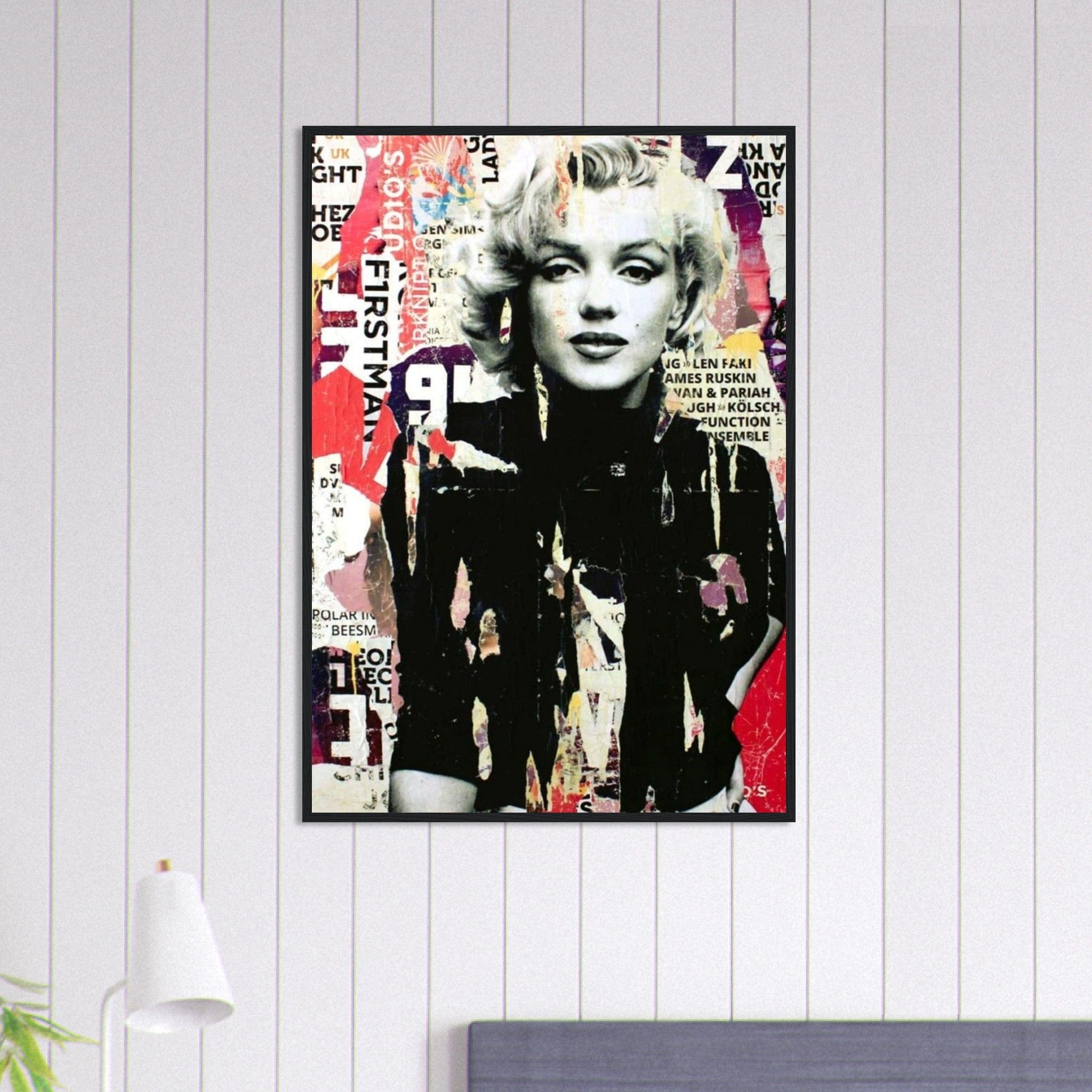 Canvanation Print Material 70x100 cm / 28x40″ Tableau Street Art Marilyn