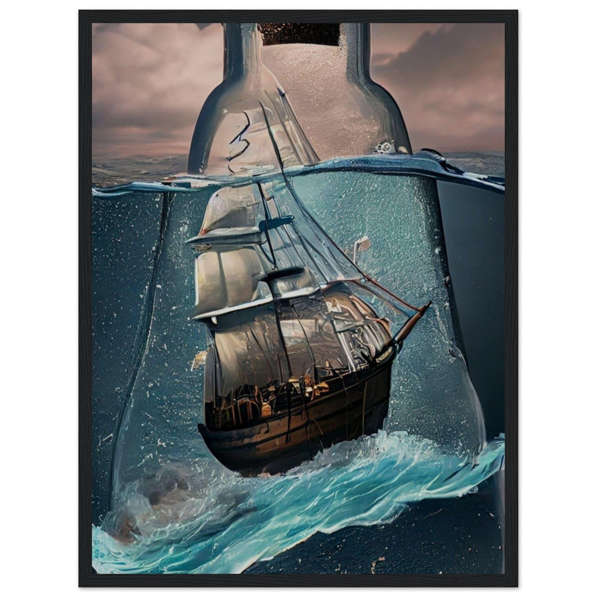 Gelato Print Material 45x60 cm / 18x24″ Tableau Bateau Abstrait